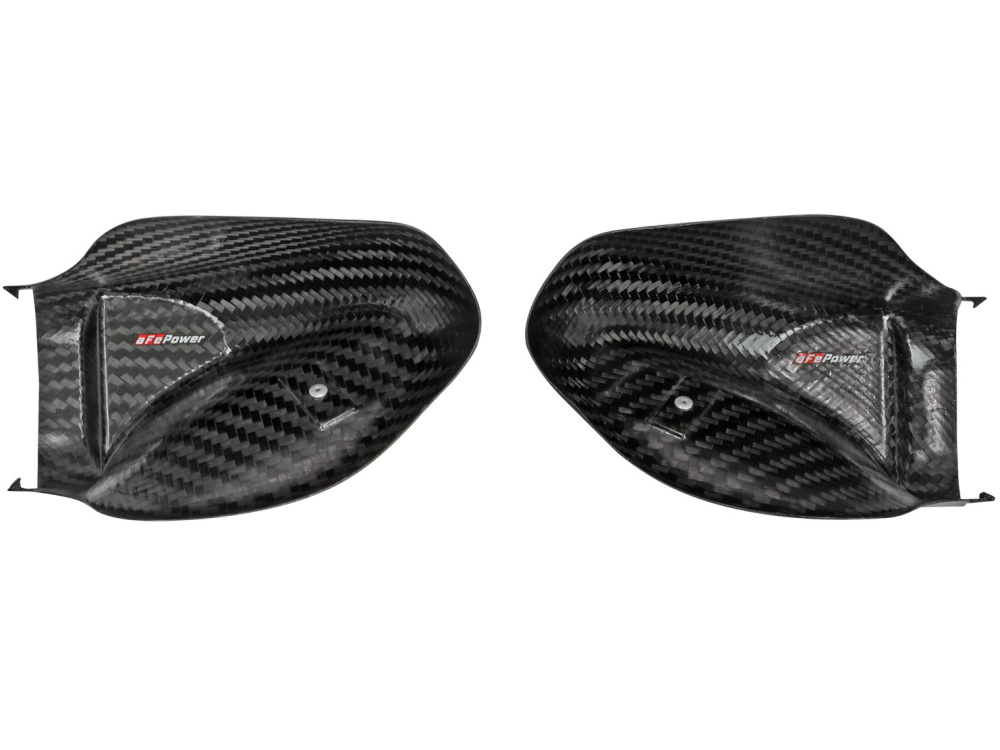 Воздухозаборники aFe Black Series (Carbon Fiber) Dynamic Air Scoops для BMW M5/M8 (F90/F91/F92/F93) 4.4L V8 (S63)